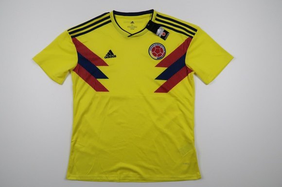 Adidas Mens Columbia FCF Home Stadium Jersey Bright Yellow BR3507 Men's Size XL - Picture 1 of 9